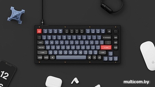 Клавиатура Keychron V1 Knob RGB QMK/VIA V1-C3 (Keychron K Pro Brown)