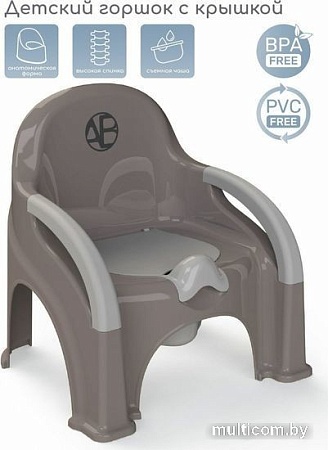 Детский горшок Amarobaby Baby chair AB221105BCh/11 (серый)
