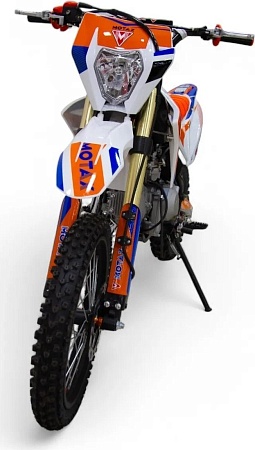Мотоцикл Motax MX 125 17/14 (черный/белый/оранжевый)