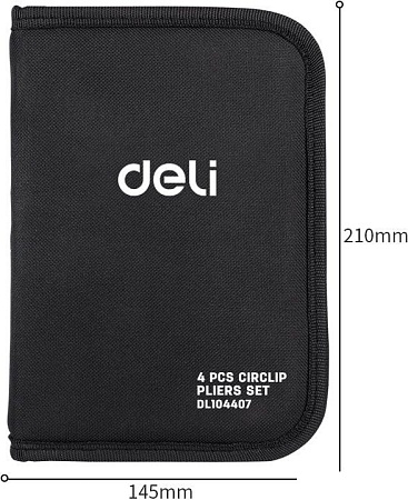 Набор пассатижей Deli DL104407 (4 предмета)