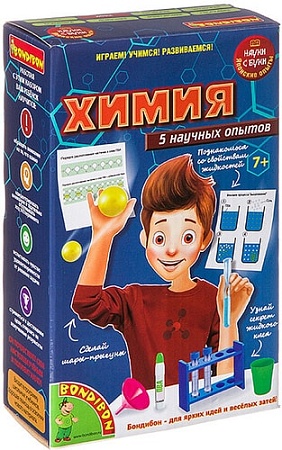 Набор для опытов Bondibon Науки с Буки Химия ВВ3205