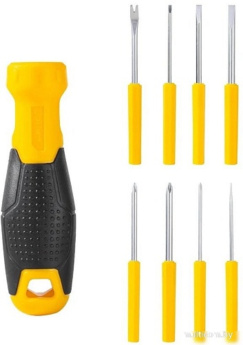 Набор отвертка с битами Deli DL636009 (8 предметов)