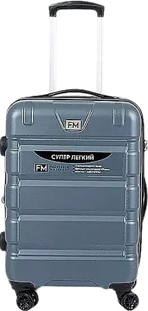 Чемодан-спиннер Francesco Molinary 336-161426/3-20 (серый)