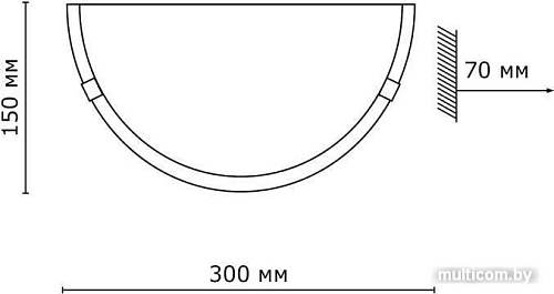 Бра Sonex Duna 053 (хром)