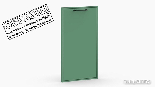 Готовая кухня Интермебель Лион-18 В-1 2.4м (красная глазурь софт/белый софт/мрамор лацио белый)