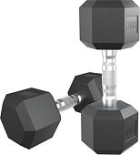 Набор гантелей Unixfit DBHEX10 10 кг