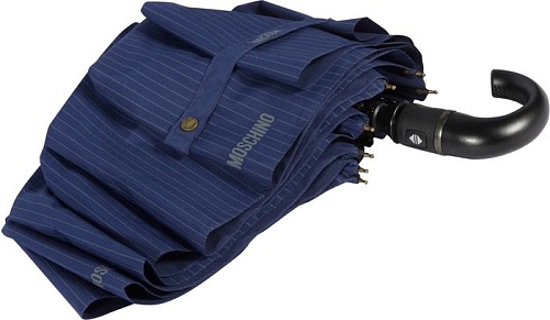 Зонт Moschino 8509-ToplessF Pinstripes Blue