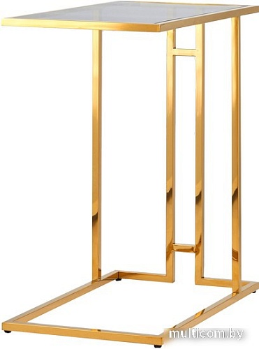 Консольный стол Stool Group Бостон 50x32 EET-061-TG-SK (стекло Smoke/сталь золото)
