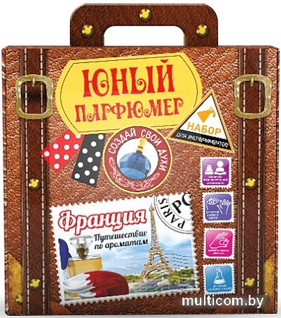 Набор для опытов Инновации для детей Путешествие по ароматам. Франция 714