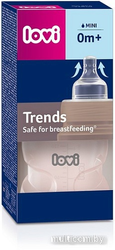 Бутылочка для кормления Lovi Trends 21/565_pin (120 мл)