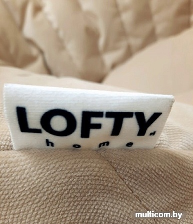 Кресло-мешок LoftyHome Энджой XL (велюр, бежевый)