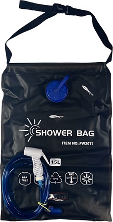 Душ походный AfishTour 15L Camp Shower Bag TPU 501D 516195