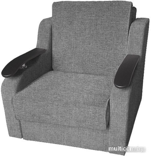 Кресло-кровать Асмана Виктория с декором (рогожка серая)