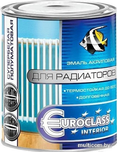 Эмаль Euroclass Для радиаторов отопления 900 г (белый)