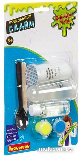 Набор для опытов Bondibon Слайм Бум: Прикольный слайм ВВ3760