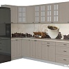 Угловая кухня Интерлиния Мила Деко 1.2x3.0 (луна/травертин серый)