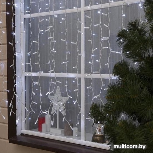 Световой дождь Luazon Занавес 360 LED 2х1.5м (белый) 3584257