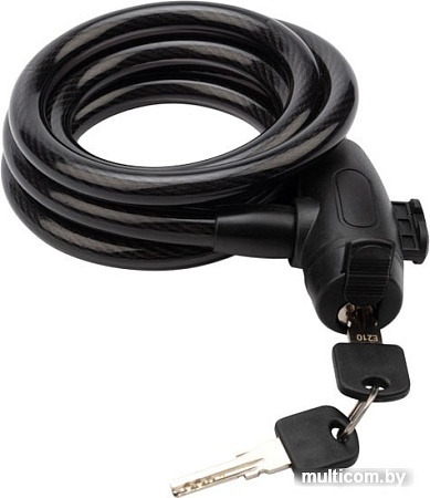 Тросовый велозамок Rexant 79-0316 150 см (черный)