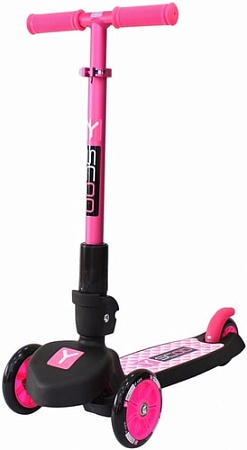 Самокат Y-Scoo RT Trio Maxi 120 (розовый)