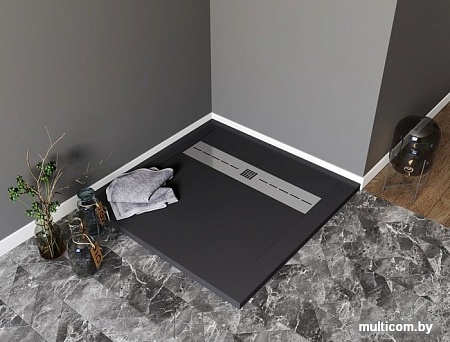 Душевой поддон Aquanet Delight 90x90 (черный)