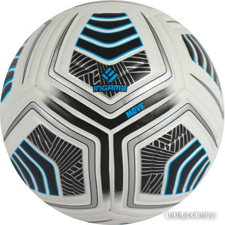 Футбольный мяч Ingame Move (5 размер, голубой)