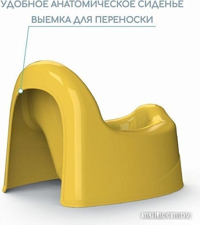 Детский горшок Amarobaby Elect AB221101El/04 (желтый)