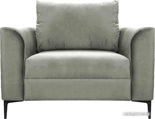 Интерьерное кресло Brioli Марк (велюр, B8 светло-серый)