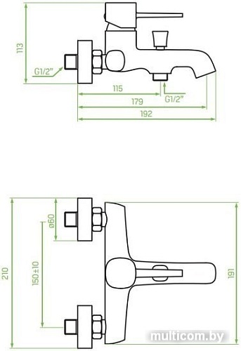 Смеситель Laveo Pola BAP 710D