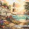 Набор для вышивания Letistitch Дом у моря