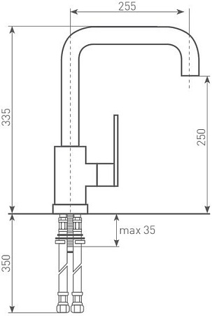 Смеситель Zigmund & Shtain ZS 1400 (швейцарский шоколад )