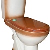Унитаз Rosa Комфорт (коричневый)
