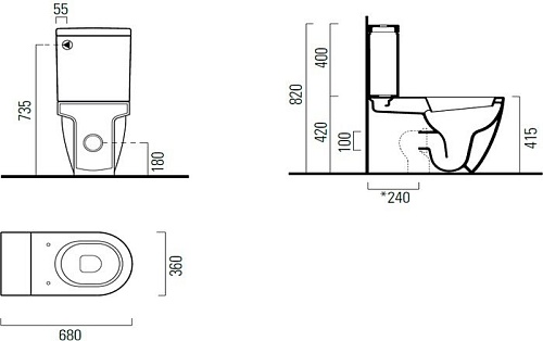 Унитаз GSI Norm 881711