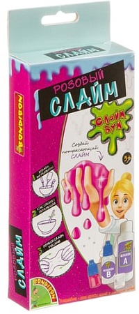 Набор для опытов Bondibon Слайм Бум: Розовый слайм ВВ3777