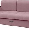 Диван Сириус Лидер-1 НПБ 185x110 (Eva 14 велюр темно-розовый)