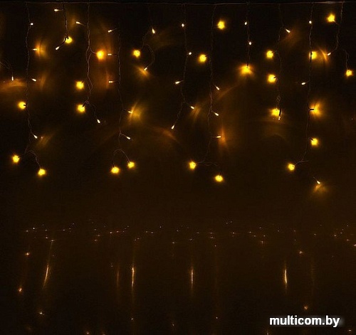 Бахрома Luazon Led-160 (3x0.6 м, желтый) [1080178]