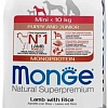 Сухой корм для собак Monge Speciality Line Monoprotein с ягненком и рисом 7.5 кг