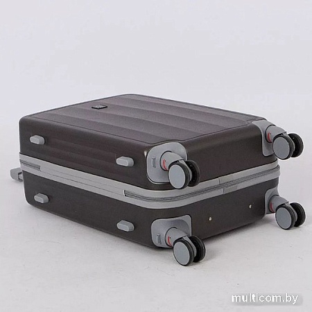 Чемодан-спиннер Grott 340-614/5-22 (серый)