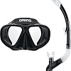 Набор для плавания ARENA Premium Snorkeling Set Jr 002019505 (черный/прозрачный)