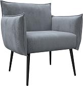 Интерьерное кресло Лига диванов Лига-083 132320 (велюр Tower 10 серый)