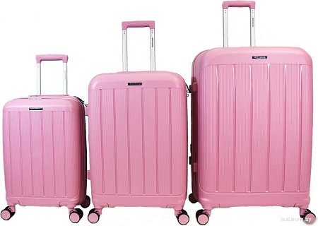 Чемодан-спиннер Mironpan 11197-2 (L, пыльно-розовый)