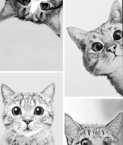 Картина по номерам ILikeGift Мемчики. Наташ, вставай! HR0674