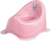 Детский горшок Maltex Мишка 4064 (темно-розовый/белый)