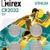 Батарейки Mirex CR2032 4 шт CR2032-E4