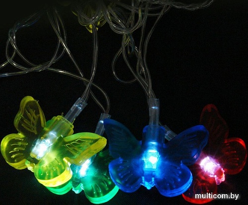 Гирлянда Волшебная страна LED-BT-36-3.6-MC Бабочки