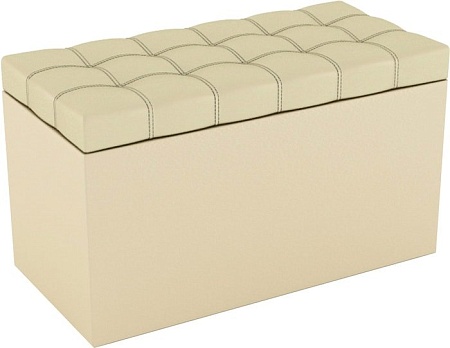 Пуфик Bon Mebel Квадро тип 2 (искусственная кожа, бежевый)