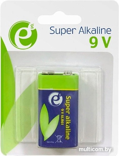 Батарейки EnerGenie Super Alkaline 9V EG-BA-6LR61-01