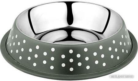 Миска Duvo Plus Деко 13834/DV (зеленый в белый горох)