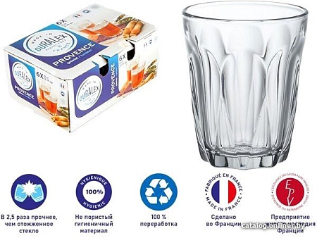 Набор стопок (шотов) Duralex Provence Clear 1036AB06C0111