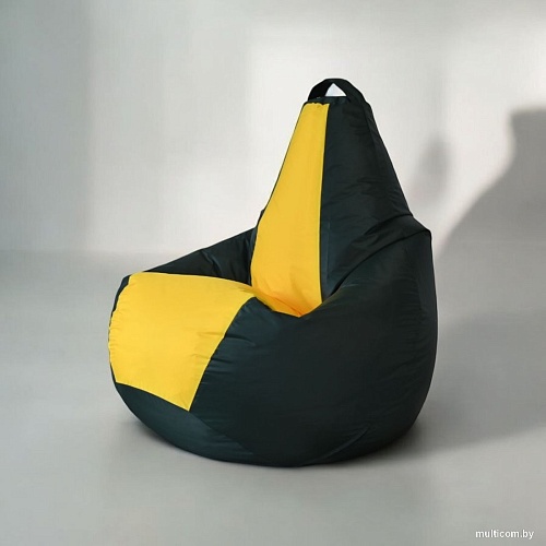 Кресло-мешок Mio Tesoro Груша Kombo XXL GF-130x85-ZZH (зеленый/желтый)