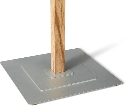 Вешалка для одежды Sheffilton Альберо SHT-CR11 985627 (прозрачный лак/алюминий металлик)